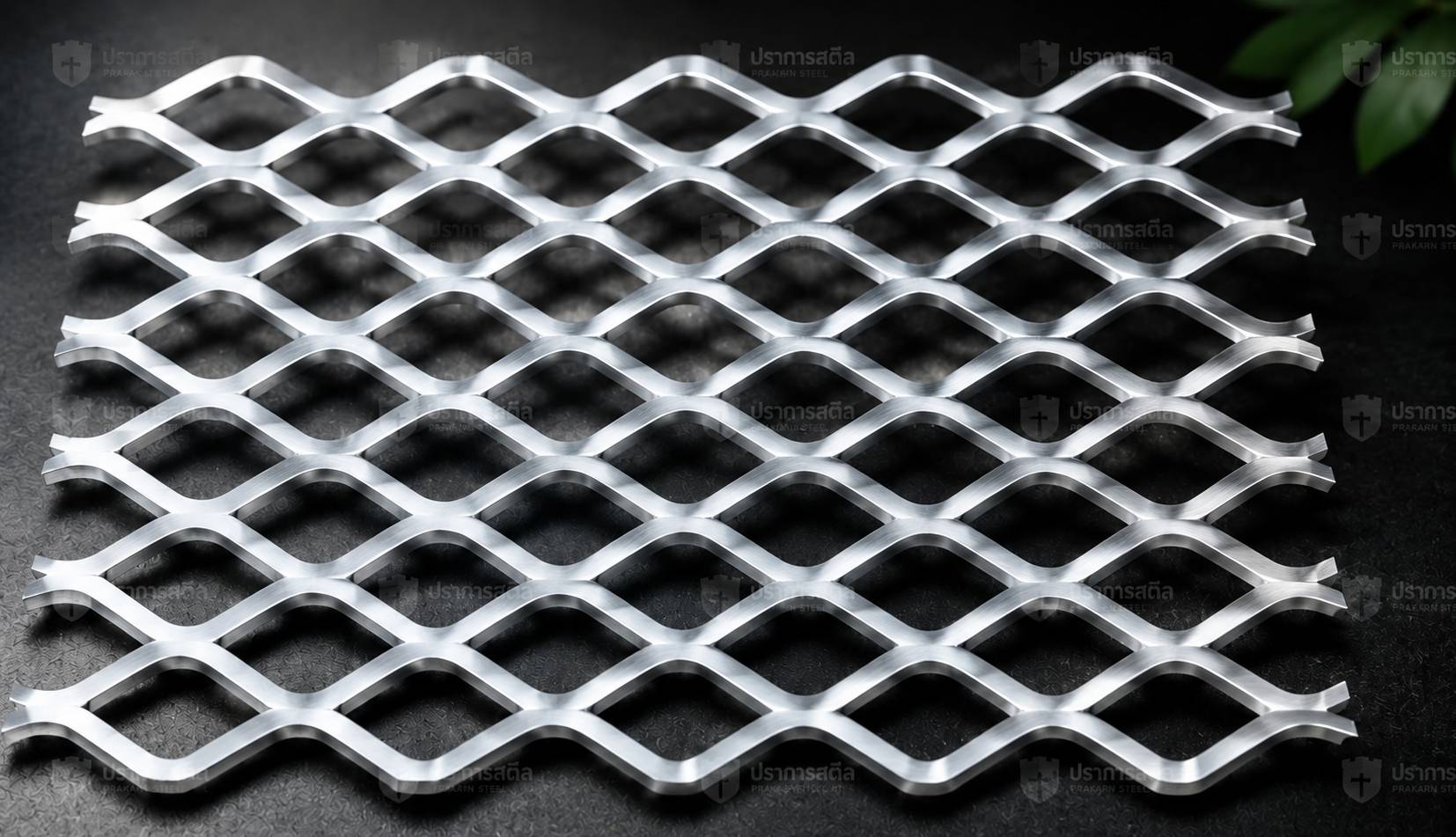 expanded-aluminum-xs-33-prakarnsteel.jpg ตะแกรงอลูมิเนียมฉีกXS-33 Expanded Aluminum คุณภาพสูง น้ำหนักเบา ไม่เป็นสนิม สำหรับงานฟาซาดอาคาร โดยปราการสตีล