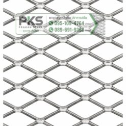 ตะแกรงสแตนเลสฉีก XS-43 ขนาดช่อง 22 × 50.8 มม. ความหนา 3.0 มม. ผลิตจากสแตนเลสเกรด 304 สำหรับงานตกแต่งและงานอุตสาหกรรม